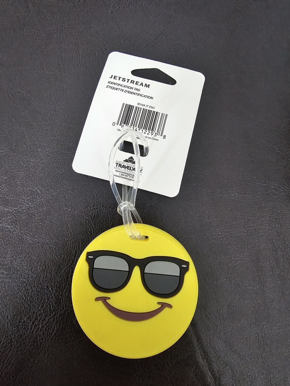 JETSTREAM Luggage Travel Identification Tag, Emoji 😎